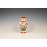 Japan, a Kutani earthenware vase, late 19th-20th century,