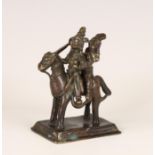 India, bronze sculpture of Khandoba (Shiva) and Mhalsa (Parvati), 19th century or earlier,