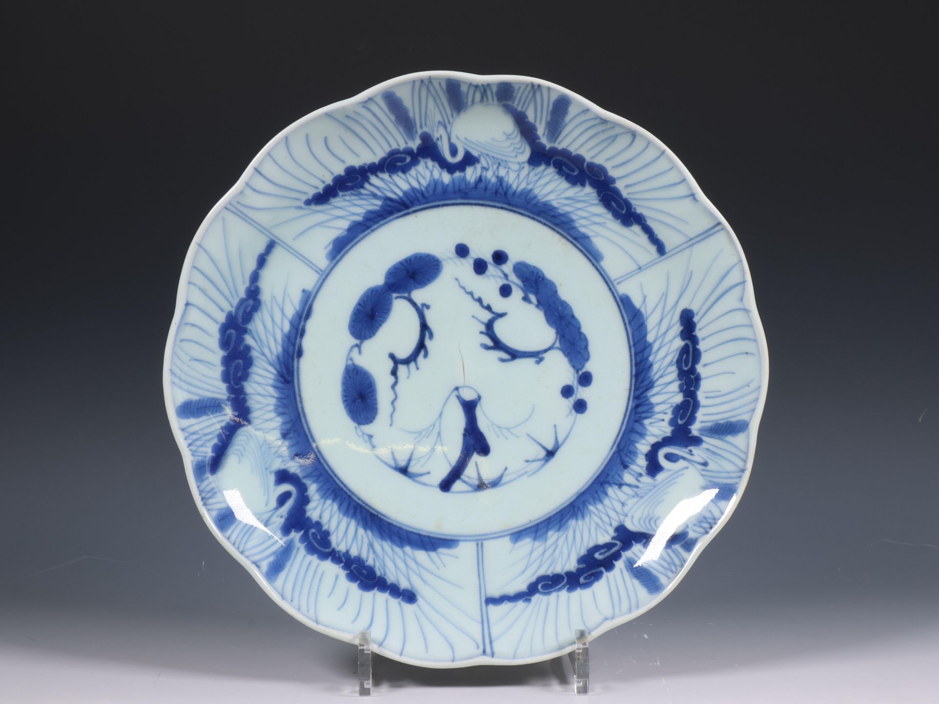 Japan, Arita blue and white porcelain dish, 19th/ 20th century,