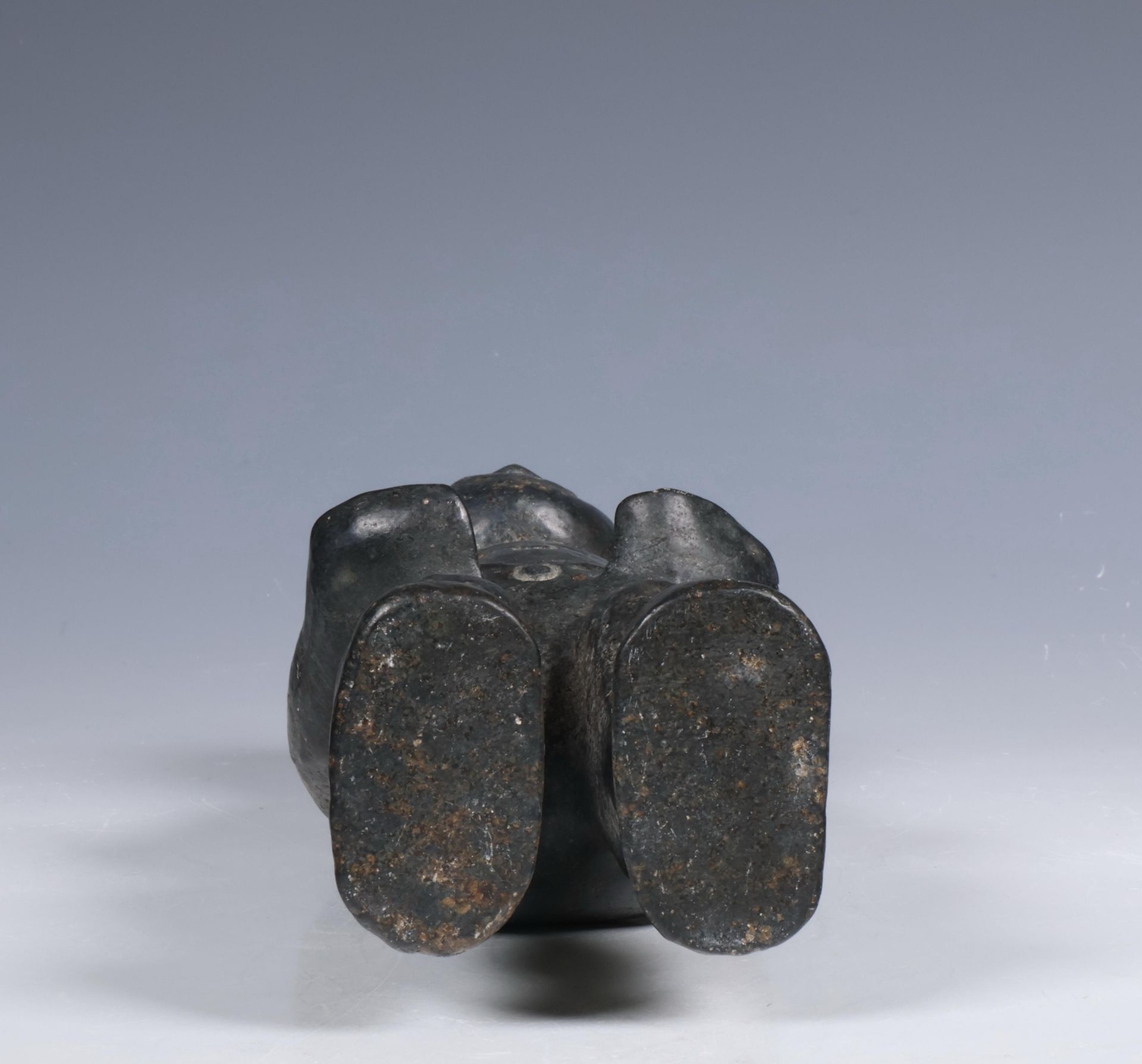 China, black stone medical figure, - Image 5 of 6