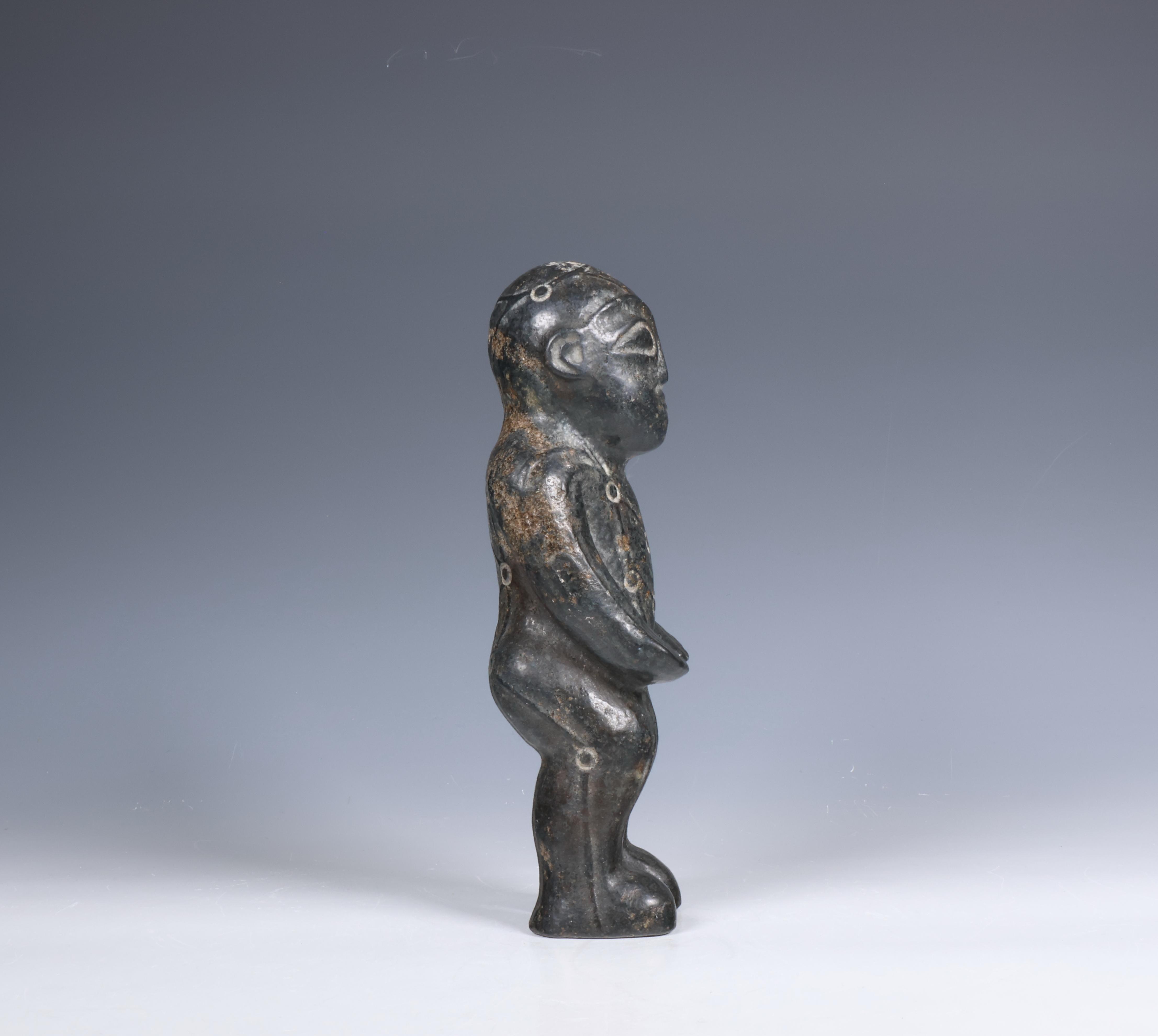 China, black stone medical figure, - Bild 3 aus 6