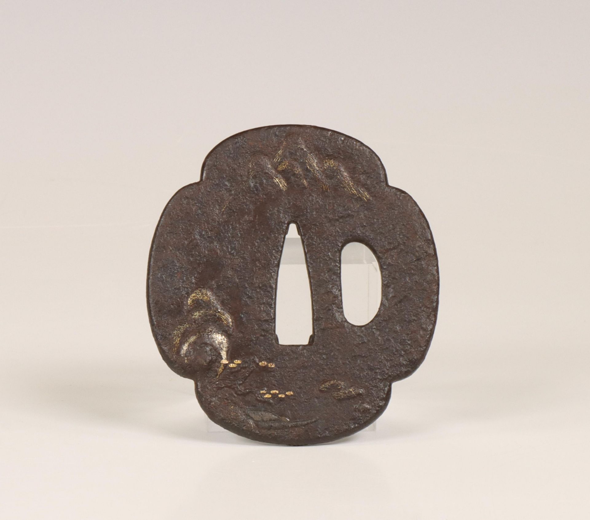 Japan, an iron tsuba, Edo period, 18th-19th century, - Image 3 of 3