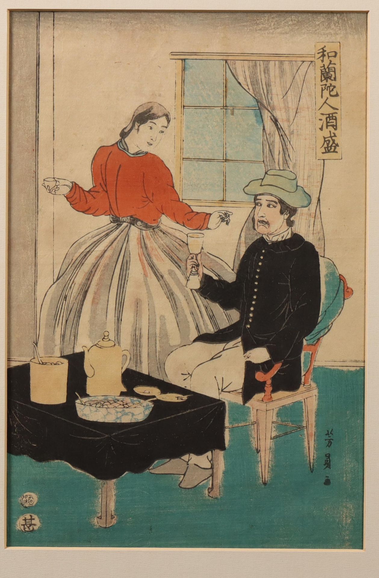 Japan, two woodblock prints by Utagawa Yoshikazu (act. 1850-1870) - Bild 2 aus 4