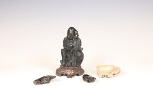 China, collection of soapstone carvings, 19th century,