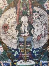 Nepal, a thangka depicting Avalokiteshvara, 20th century,
