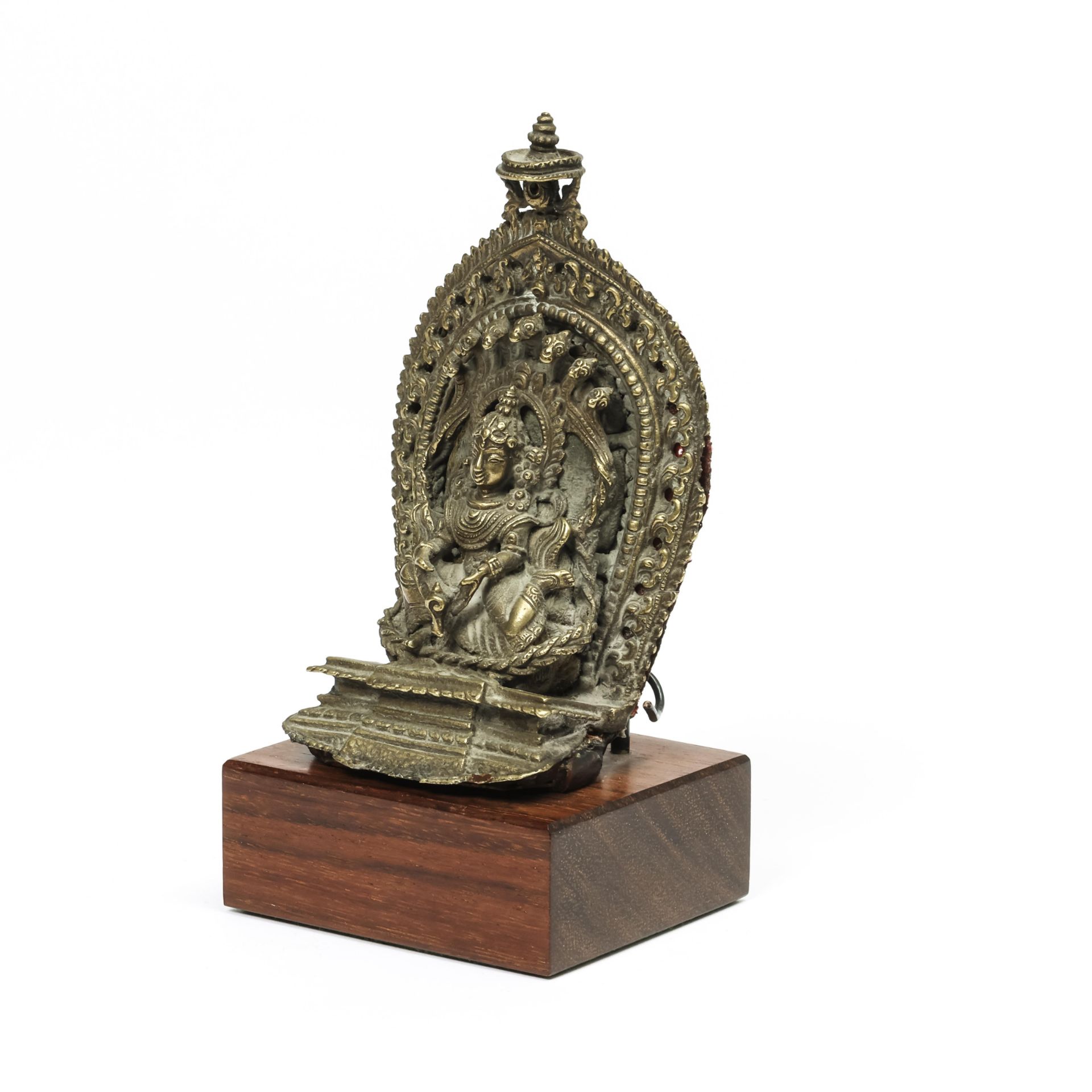 Nepal, a altar depicting a Goddess, 19th century - Image 2 of 4