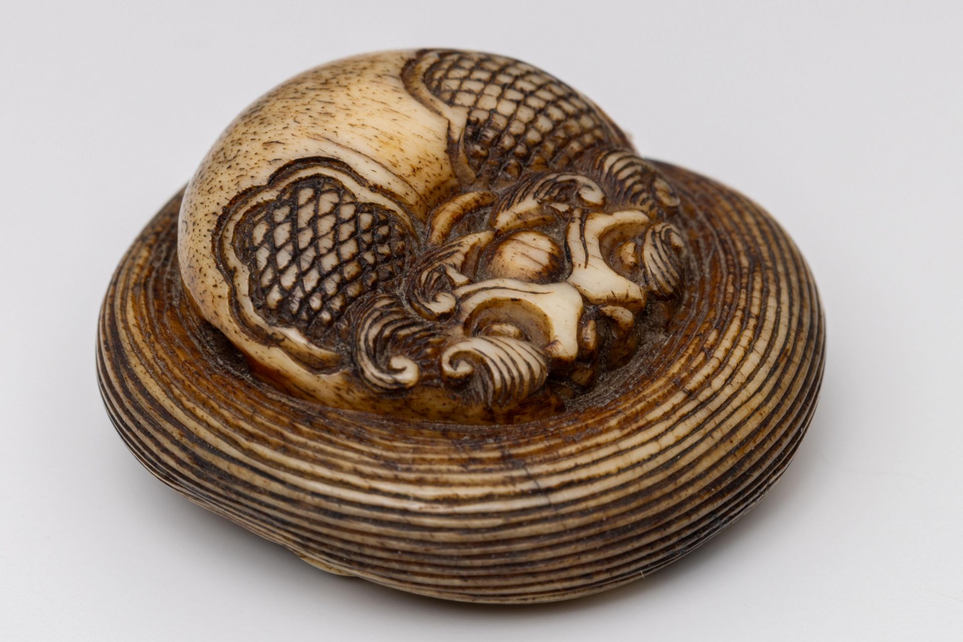 Japan, bone netsuke, Meiji period;