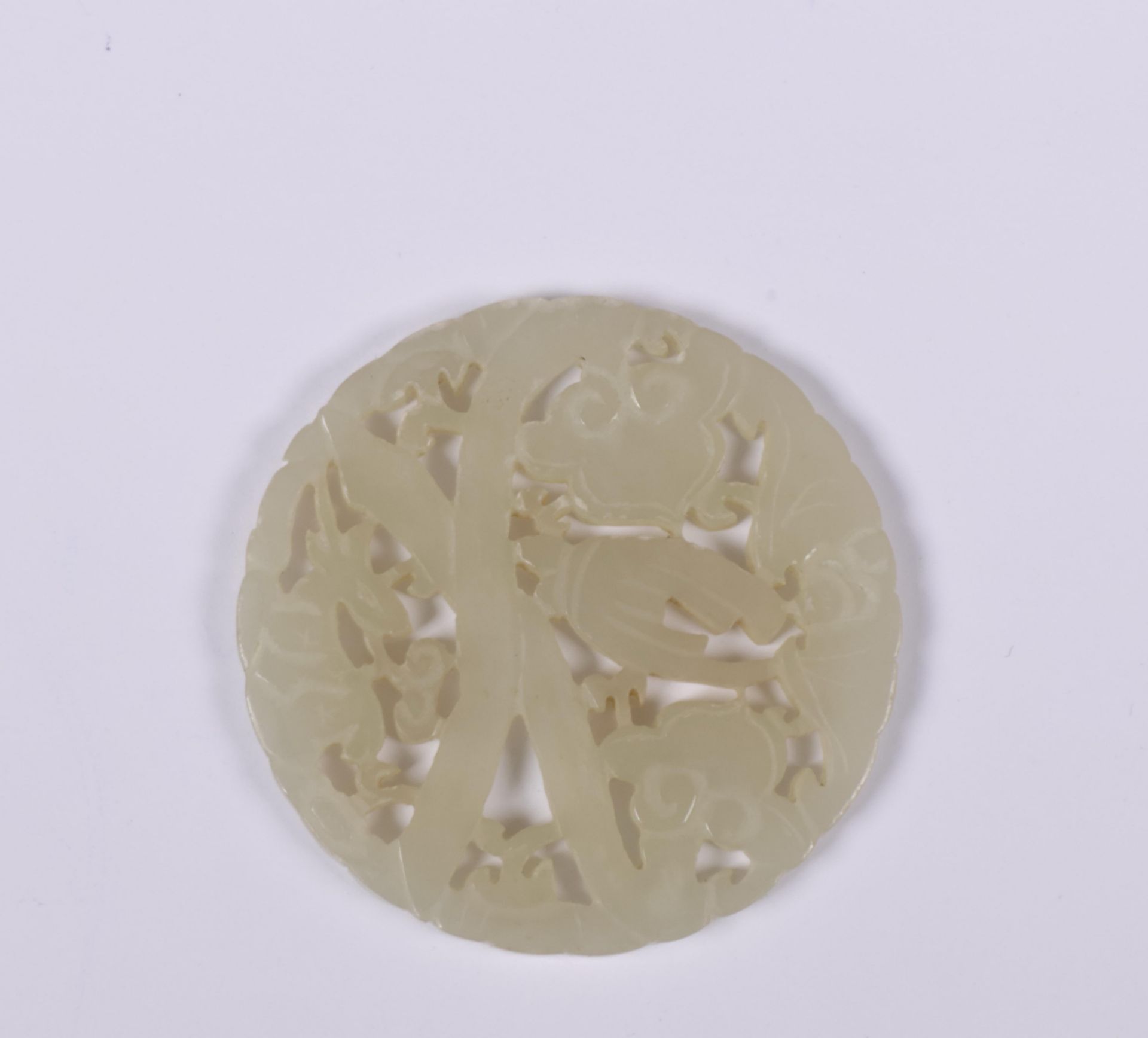 China, celadon jade pendant,