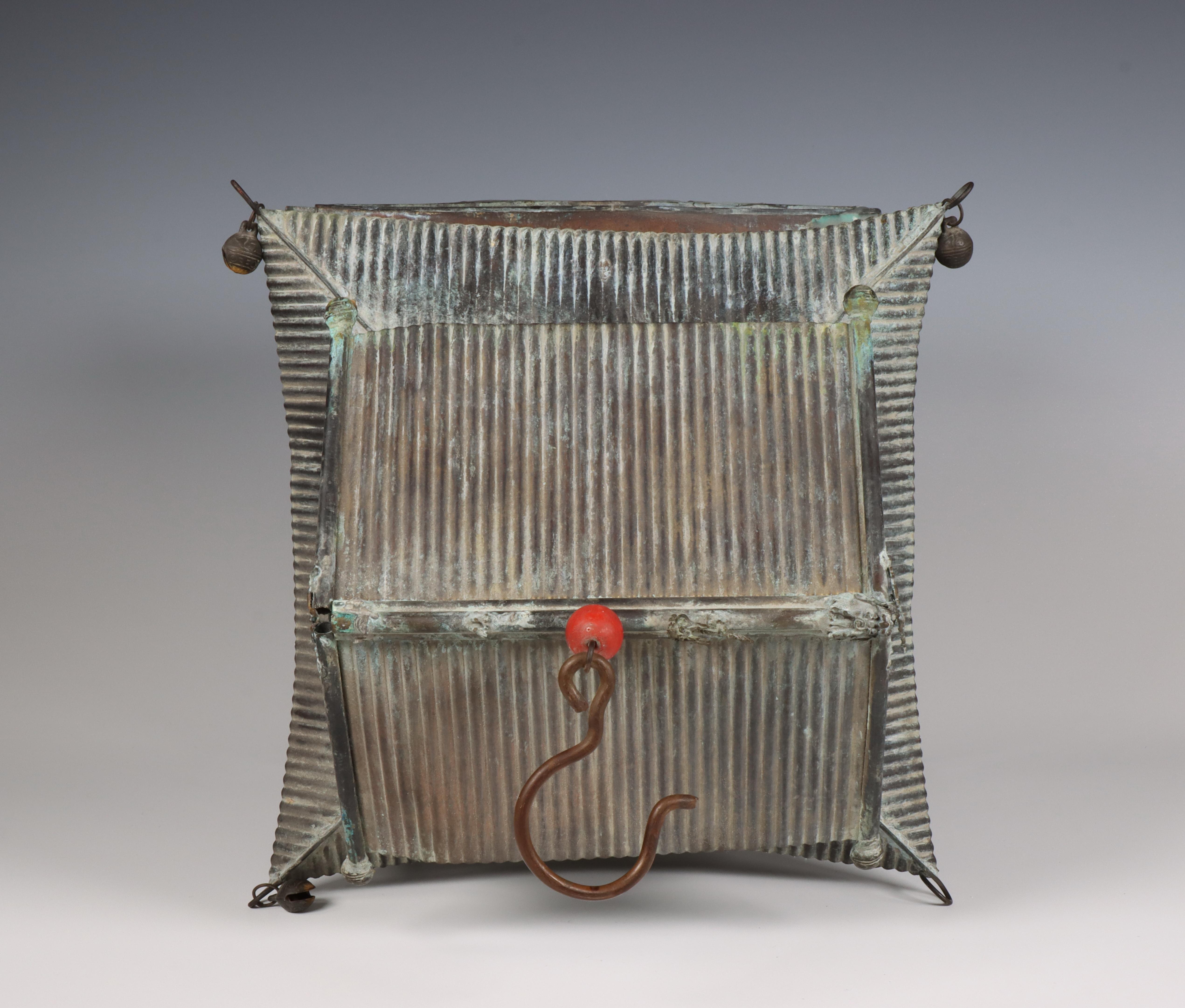 China, metal birdcage, 19th century, - Image 2 of 4