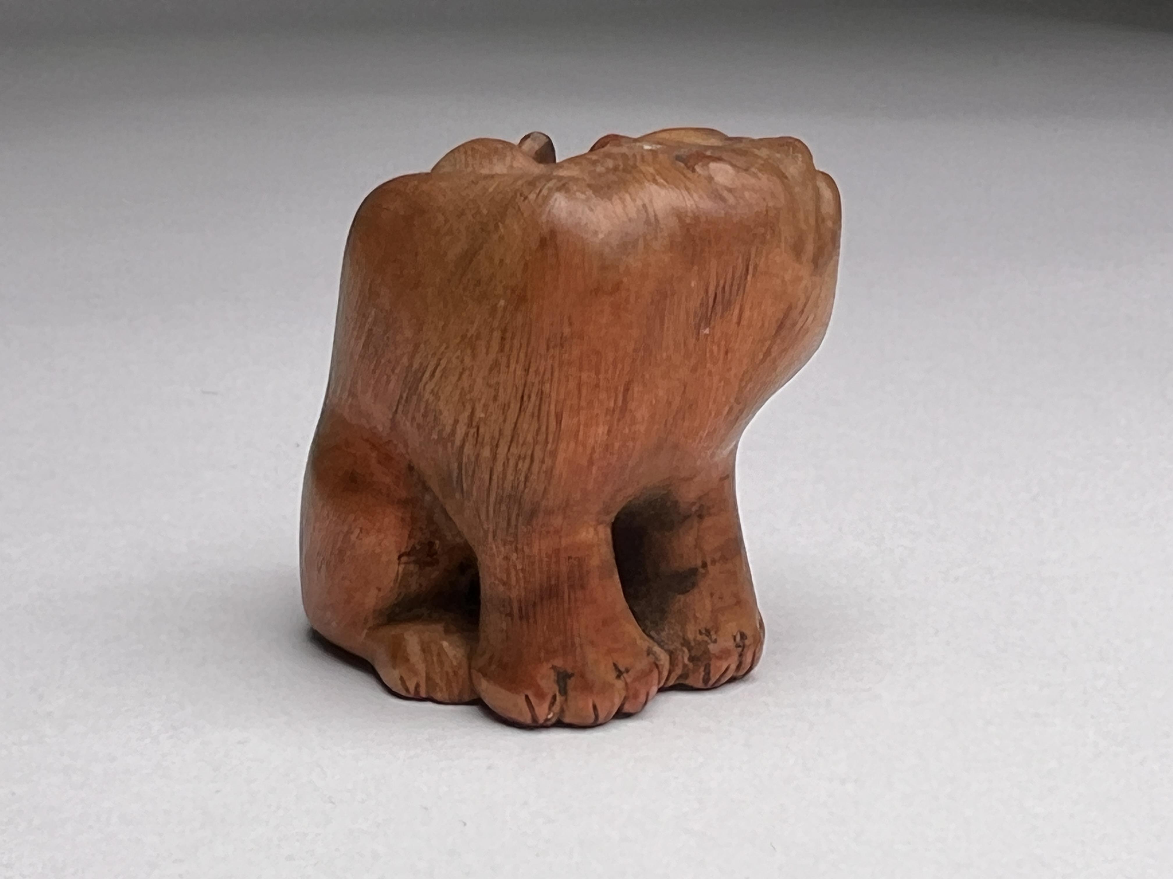 Japan, wooden netsuke, probably Taisho period - Image 4 of 7