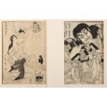 Japan, woodblock print by Utagawa Kunimaru (1794-189)