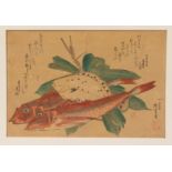Japan, two woodblock prints, one by Utagawa Hiroshige (1797-1858), the other probably a copy after H