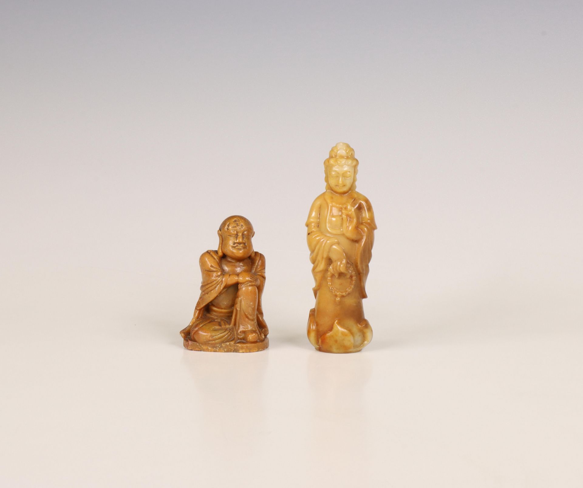 China, two Shushan carvings,