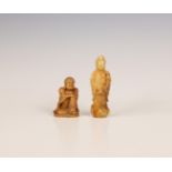 China, two Shushan carvings,