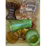 Divers gekleurd glas, 19e/20e eeuw;