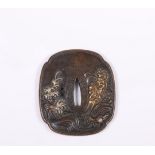 Japan, iron tsuba, 20th century,