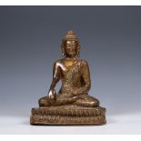Burma, copper-alloy figure of Buddha, 19th/ 20th century,