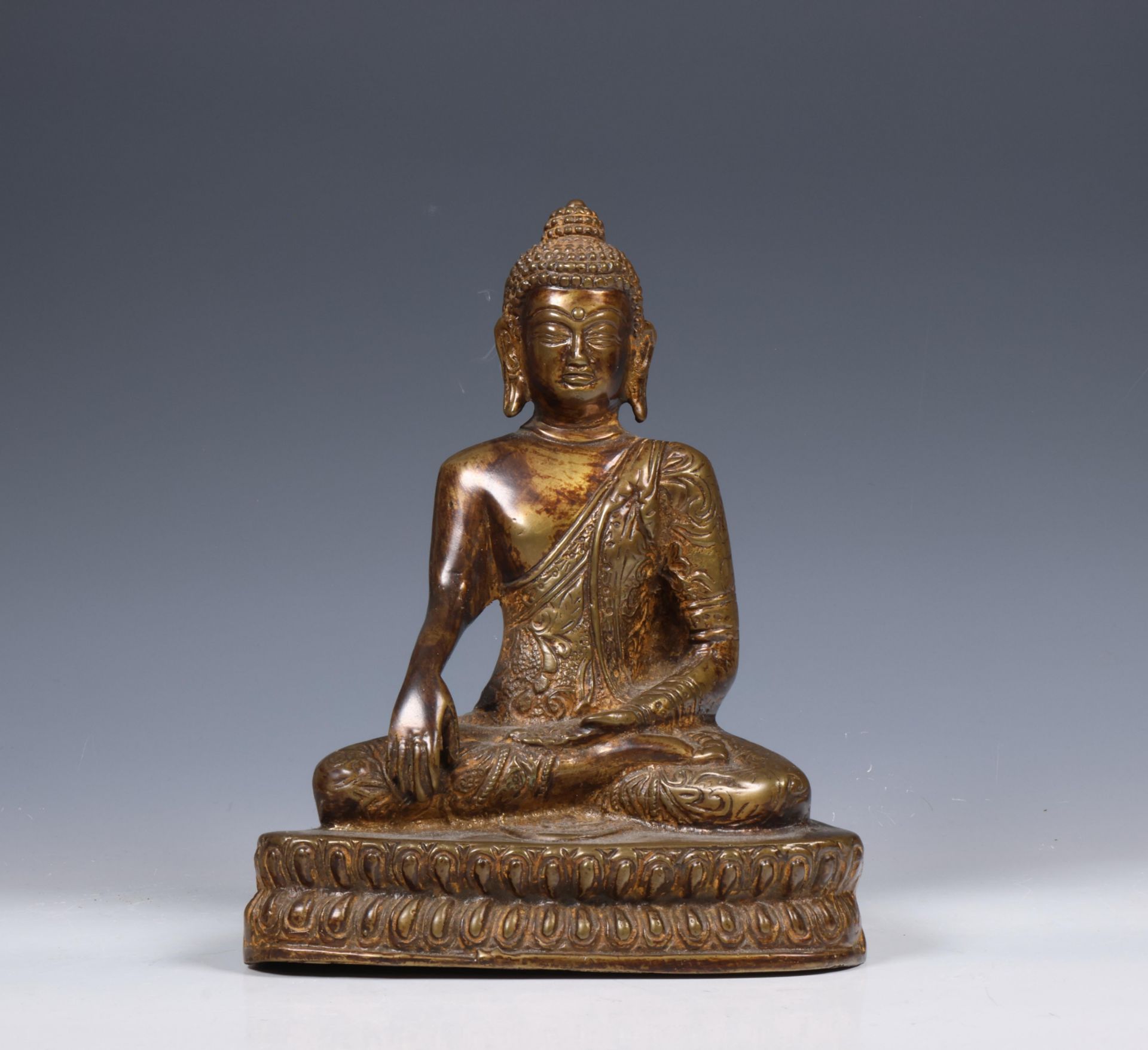 Burma, copper-alloy figure of Buddha, 19th/ 20th century,