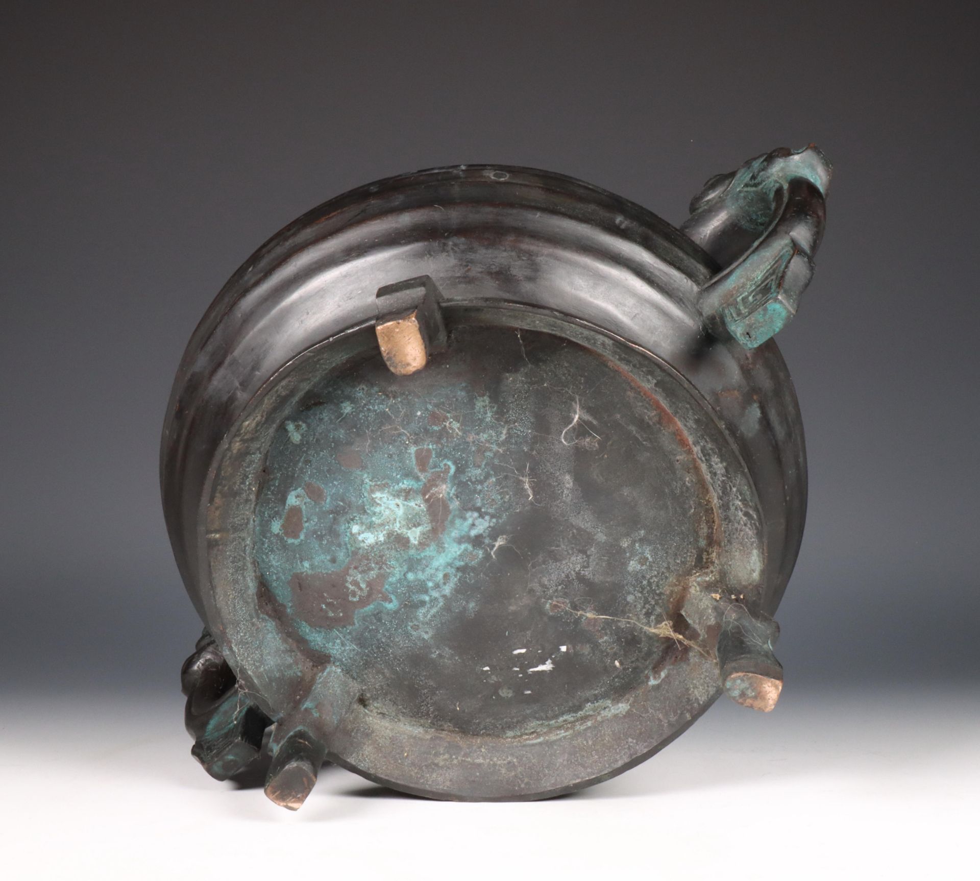 China, bronze censer, 20th century, - Bild 5 aus 6