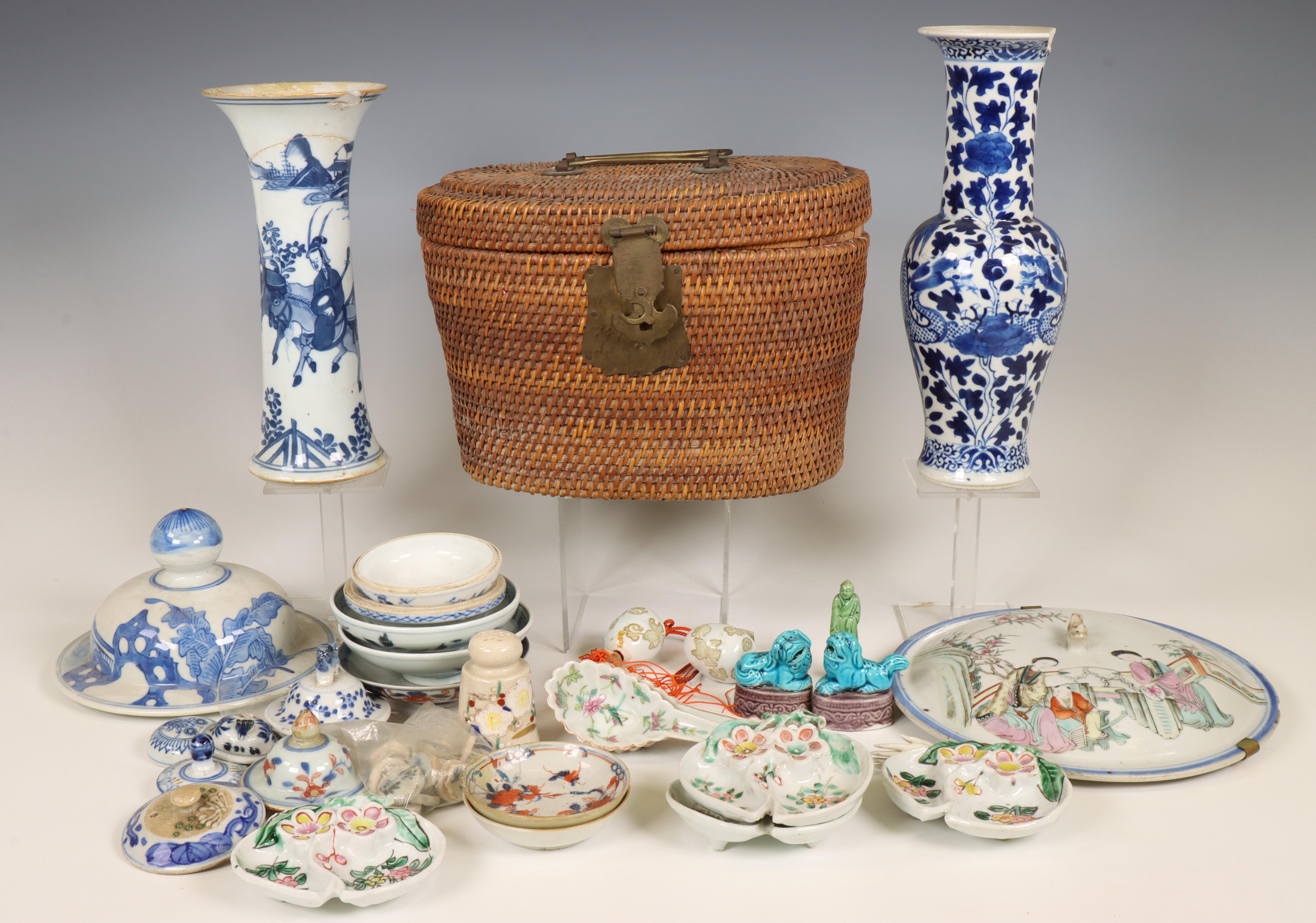 China, collectie divers porselein, 18e-20e eeuw,
