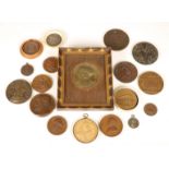 Diverse bronzen penningen, 19e/20e eeuw;