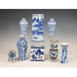 China, collectie blauwwit porselein, 19e-20e eeuw,