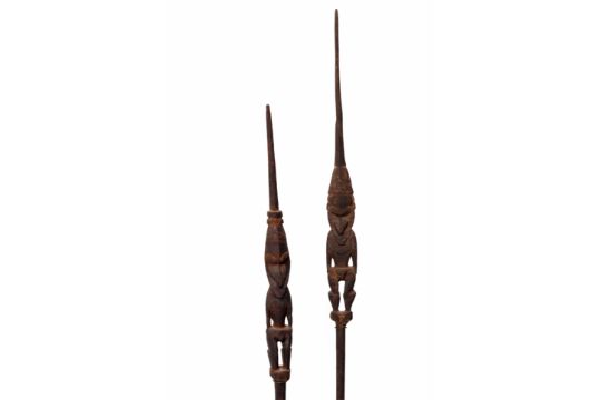 Papua New Guinea, Lower Sepik, two spear heads, - Bild 10 aus 11