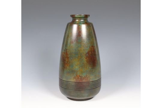 Japan, bronze Art Deco-style vase, 20th century, - Image 4 of 5