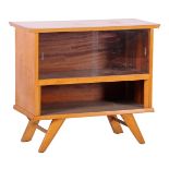 Birch veneer wall cabinet