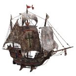 Scale model caravel