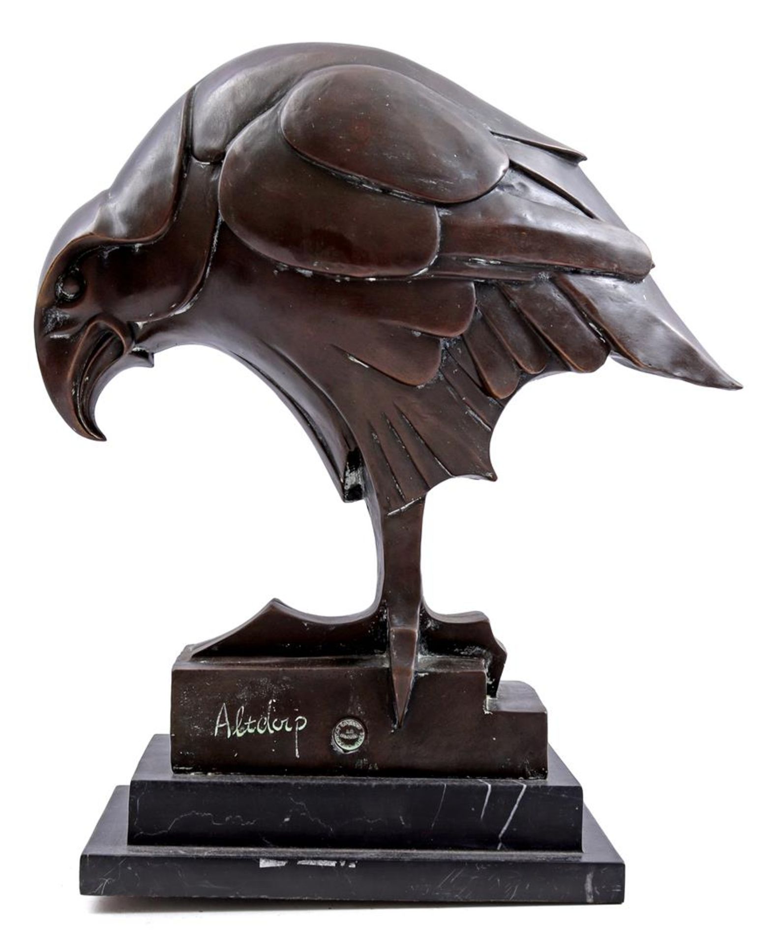 Bronze statue of an eagle - Bild 2 aus 2