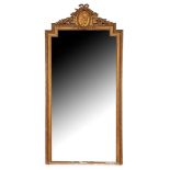 Mirror in classic gold-colored frame