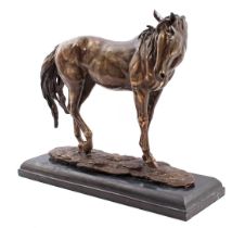 Bronze statue of a horse