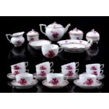 Herend Hungary porcelain tea set