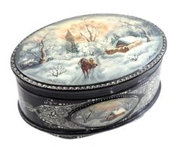 Russian lacquer box