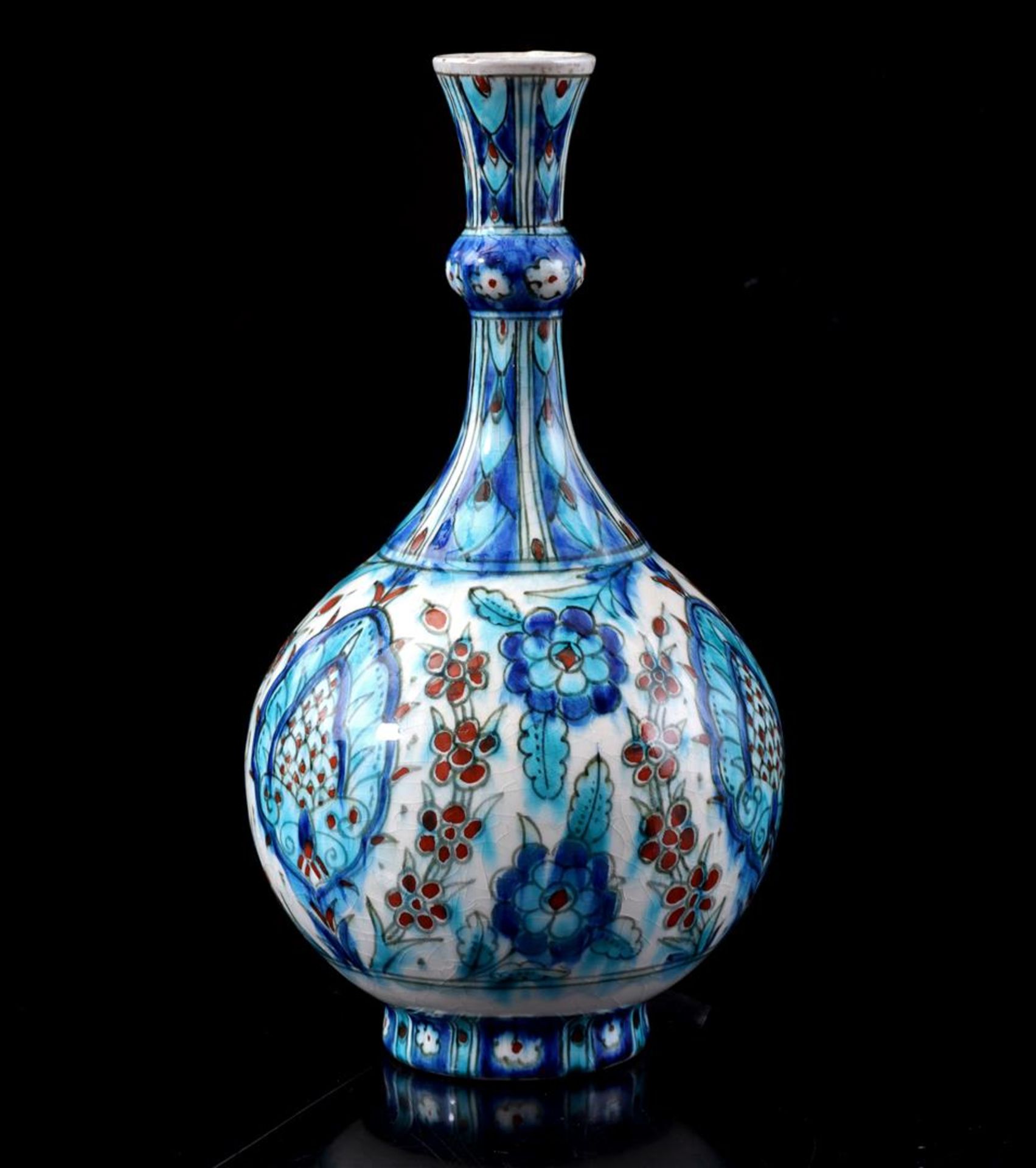 Porceleyne Fles Delft earthenware knob vase