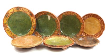 Lot earthenware dishes