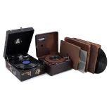 Lot record players andLP's 