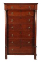 Oak 7-drawer chiffonniere