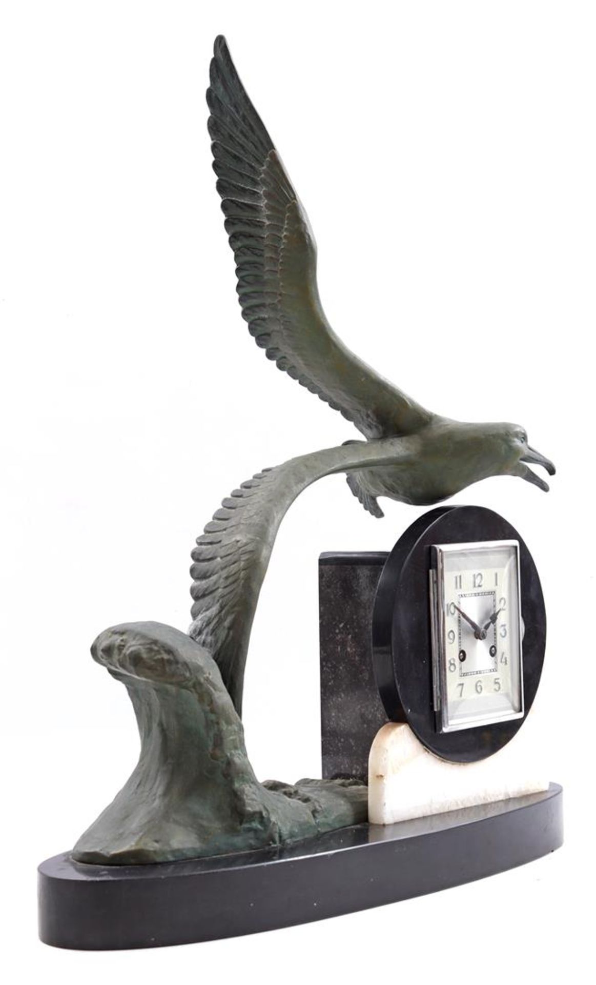 Art Deco mantel clock - Image 4 of 4