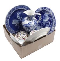 Lot Dutch porcelain and earthenware