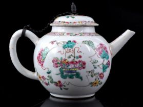 Porcelain Famille Rose teapot, Qianlong
