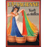 Advertising poster 'L'ALSACIENNE'