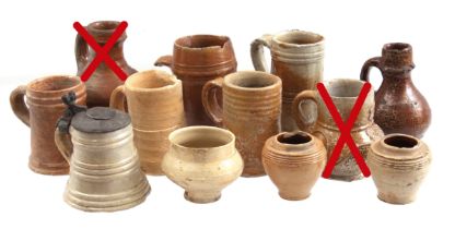 Lot various stoneware