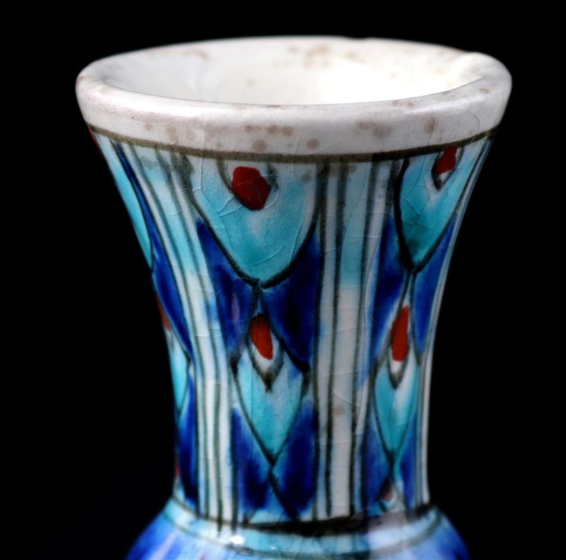 Porceleyne Fles Delft earthenware knob vase - Bild 3 aus 4
