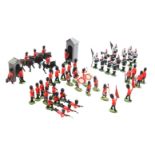 Lot king's guard toy soldiers