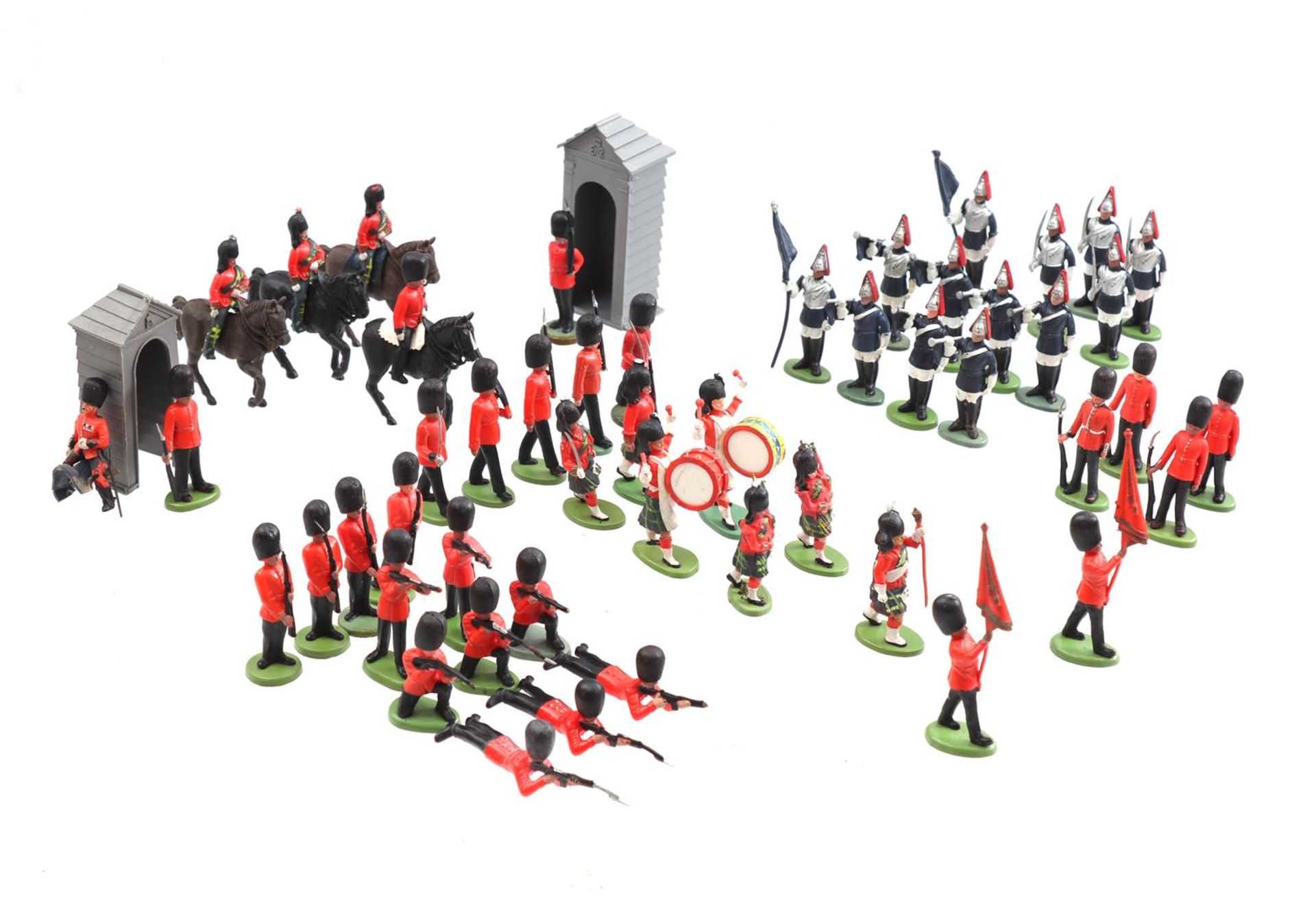 Lot king's guard toy soldiers