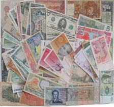 Lot various banknotes
