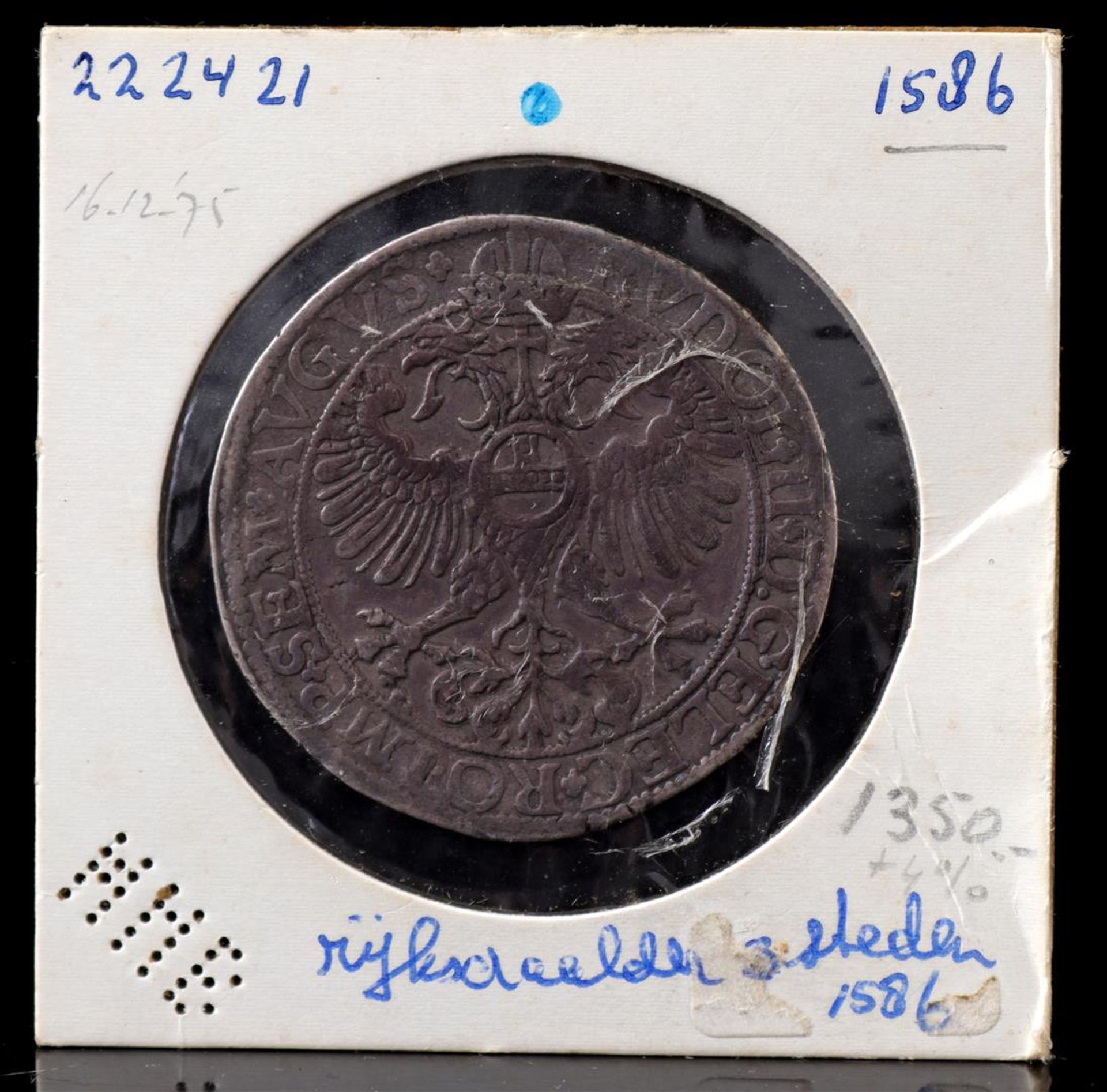 Silver Arendsrijksdaalder coin,1586