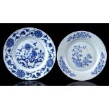 2 porcelain dishes, China 18th